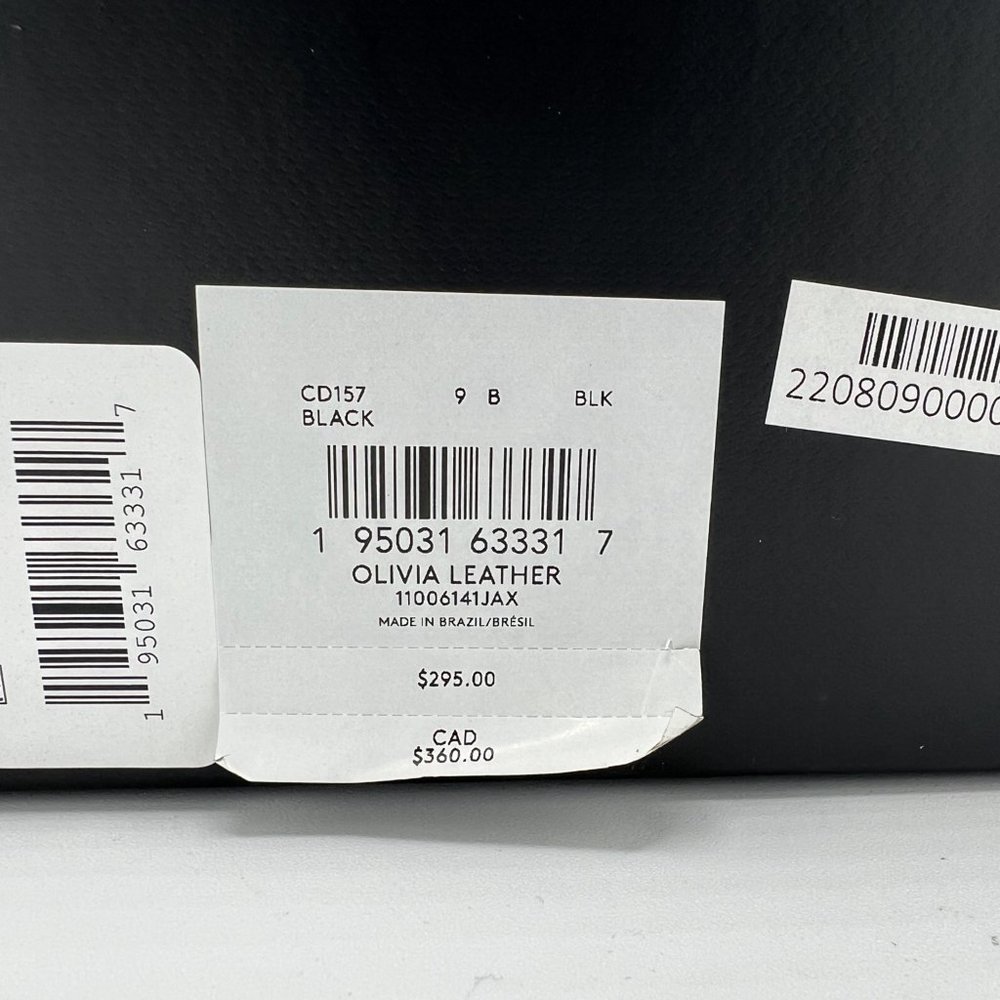 COACH Olivia Leather Black Ankle Booties - Picture 15 of 15